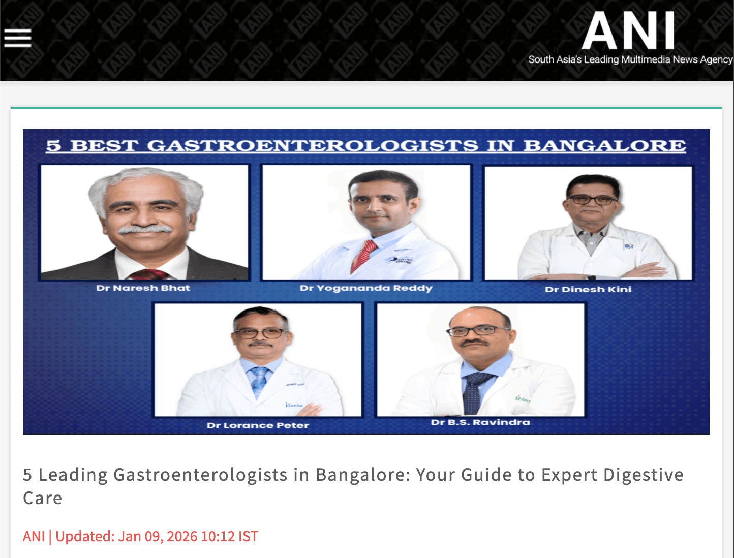 Top Gastroenterologists in Bangalore: Expert Digestive Care Guide...