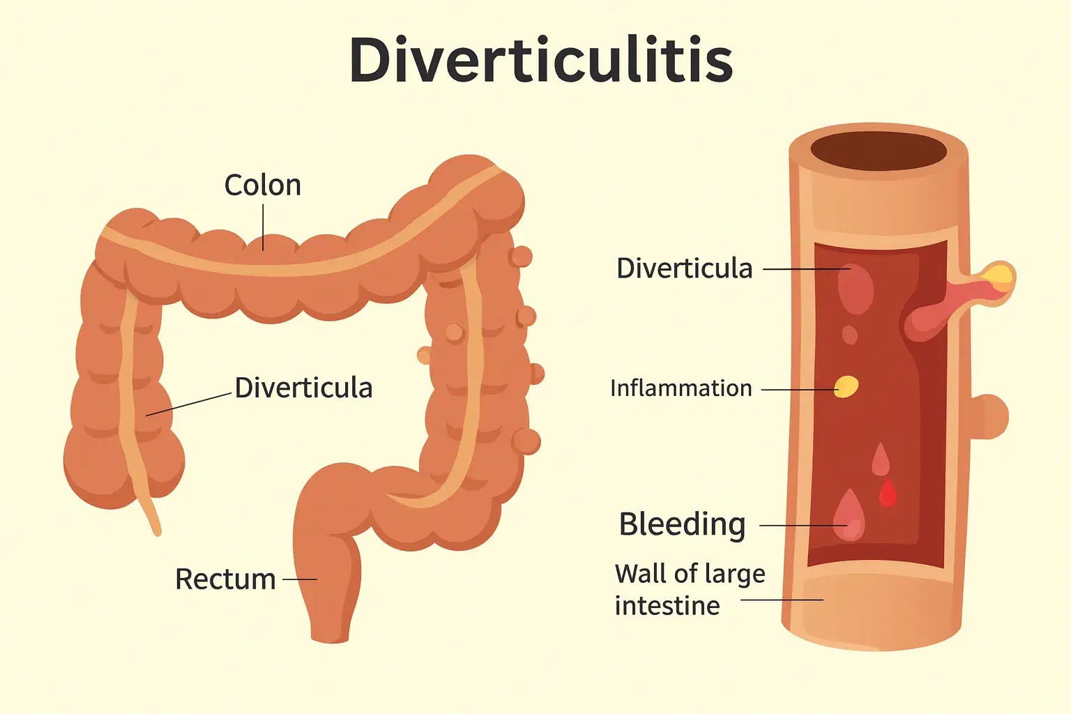 Diverticulitis: Symptoms, Causes & Treatment Options